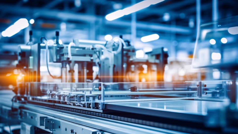 An image of a machine in a factory.