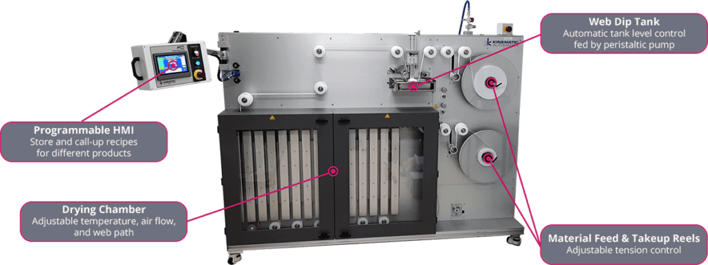A machine with different types of equipment.