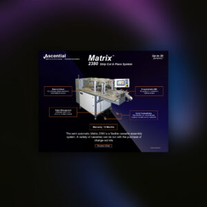 Matrix 2380 Strip Cut & Place Module Data Sheet