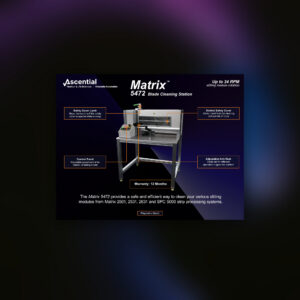 Matrix 5472 Blade Cleaning Station Data Sheet